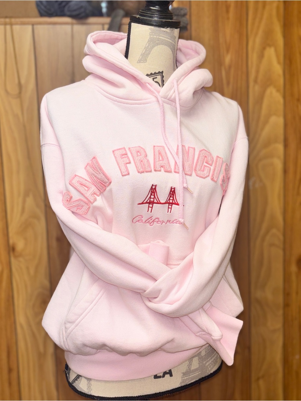 San Francisco California Light Pink Sweatshirt Pullover Women’s Size Large Cozy